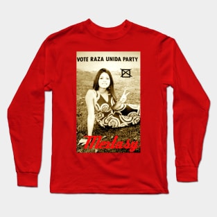 Mextasy Limited Edition Design: Viva La Raza Unida Party Long Sleeve T-Shirt